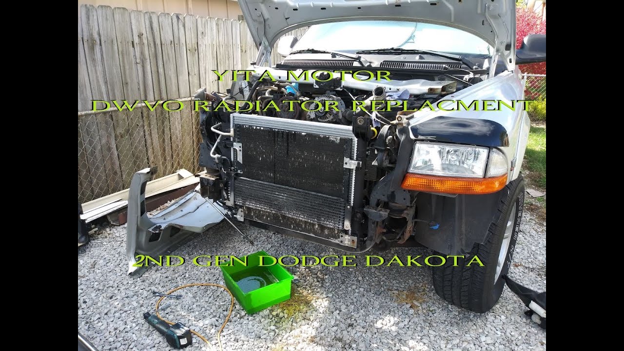 Замена радиатора Dodge Dakota 2nd Gen Yitamotor DWVO