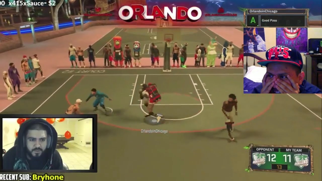 FIRST LEGEND ON NBA 2K17 | LIVE REACTION | GAME B4 LEGEND ! GAME OF THE YEAR !!!!! OrlandoinChicago