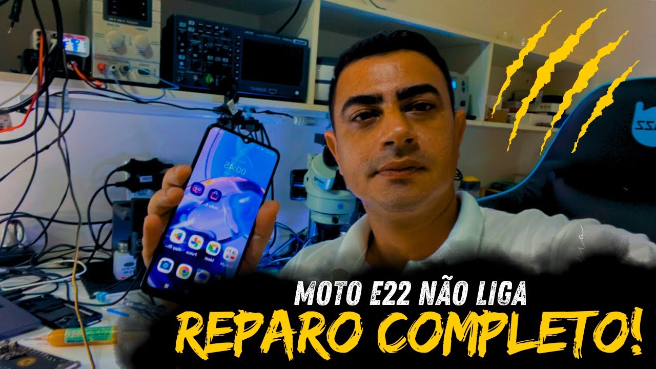 MOTO E22 NÃO LIGA REPARO MEMORIA EMCP - ANÁLISE COMPLETA!