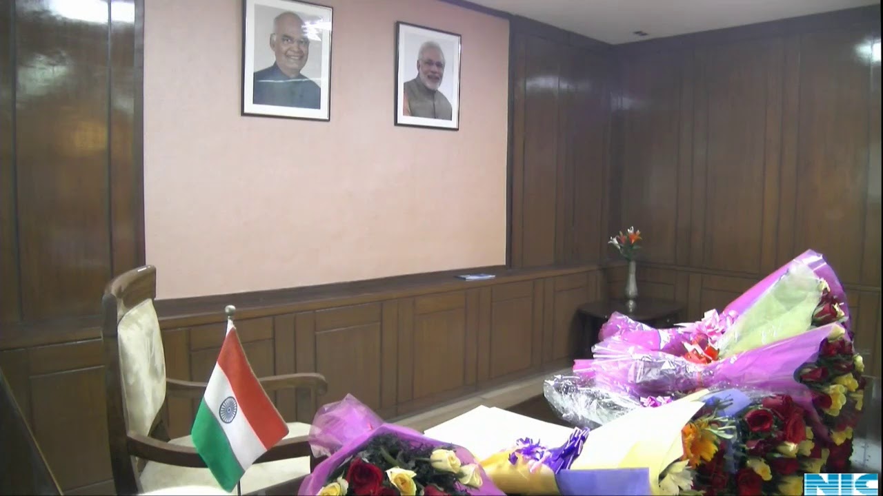 Assumption of Charge by Hon'ble HRD Minister