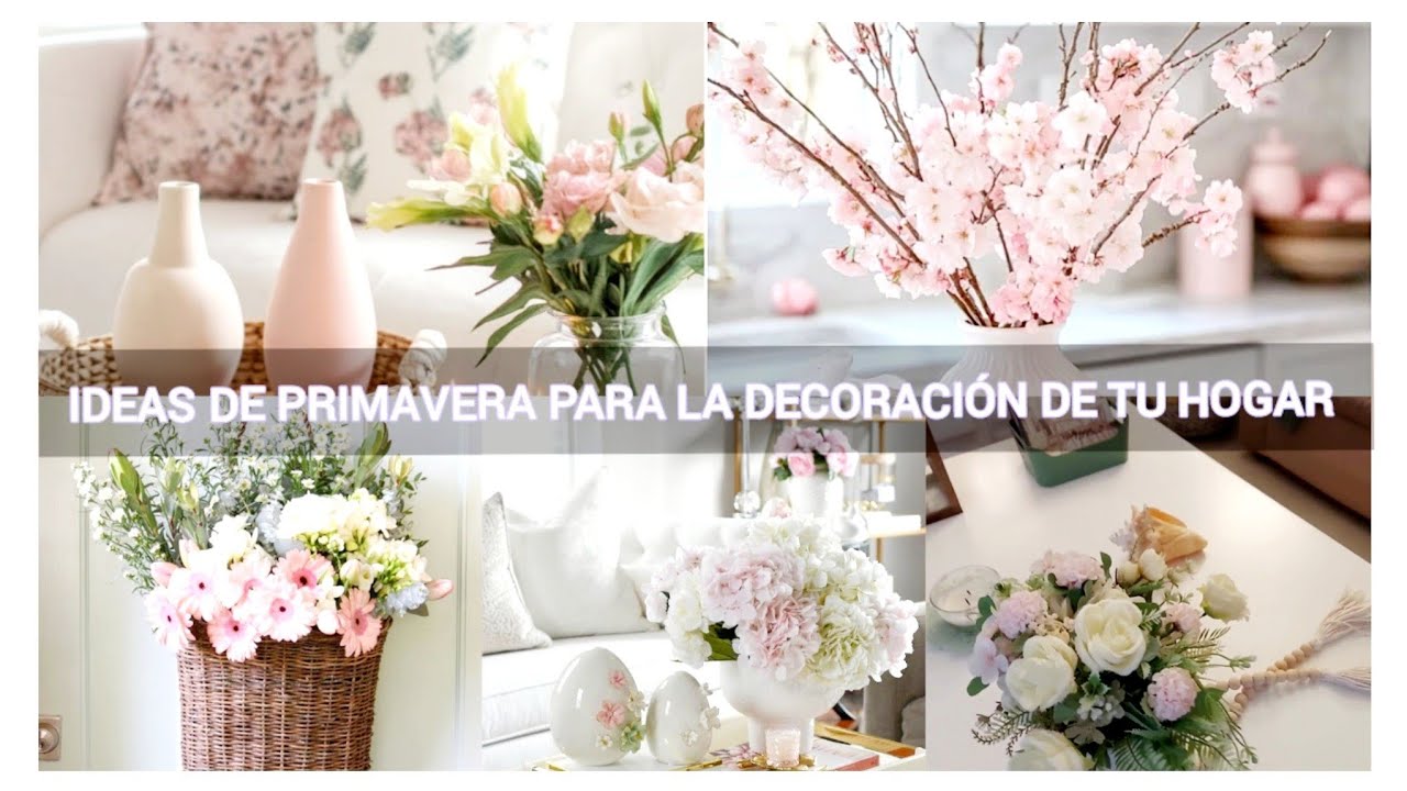 Ideas de primavera 🪻🌸para la decoración de tu hogar 🏠