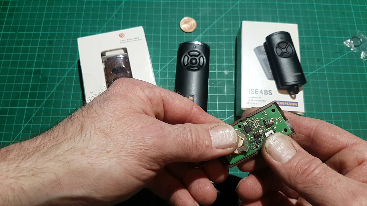 Probleme Hörmann Handsender BS öffnen Batteriewechsel Reset Festcode 868 mHz