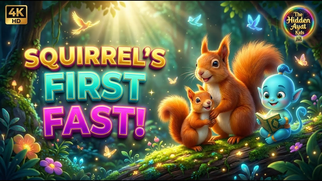 &ldquo;Squirrel&rsquo;s First Fast 🐿️ | Ramadan Story for Kids | Dua, Self-Control & Fasting Explained&rdquo;