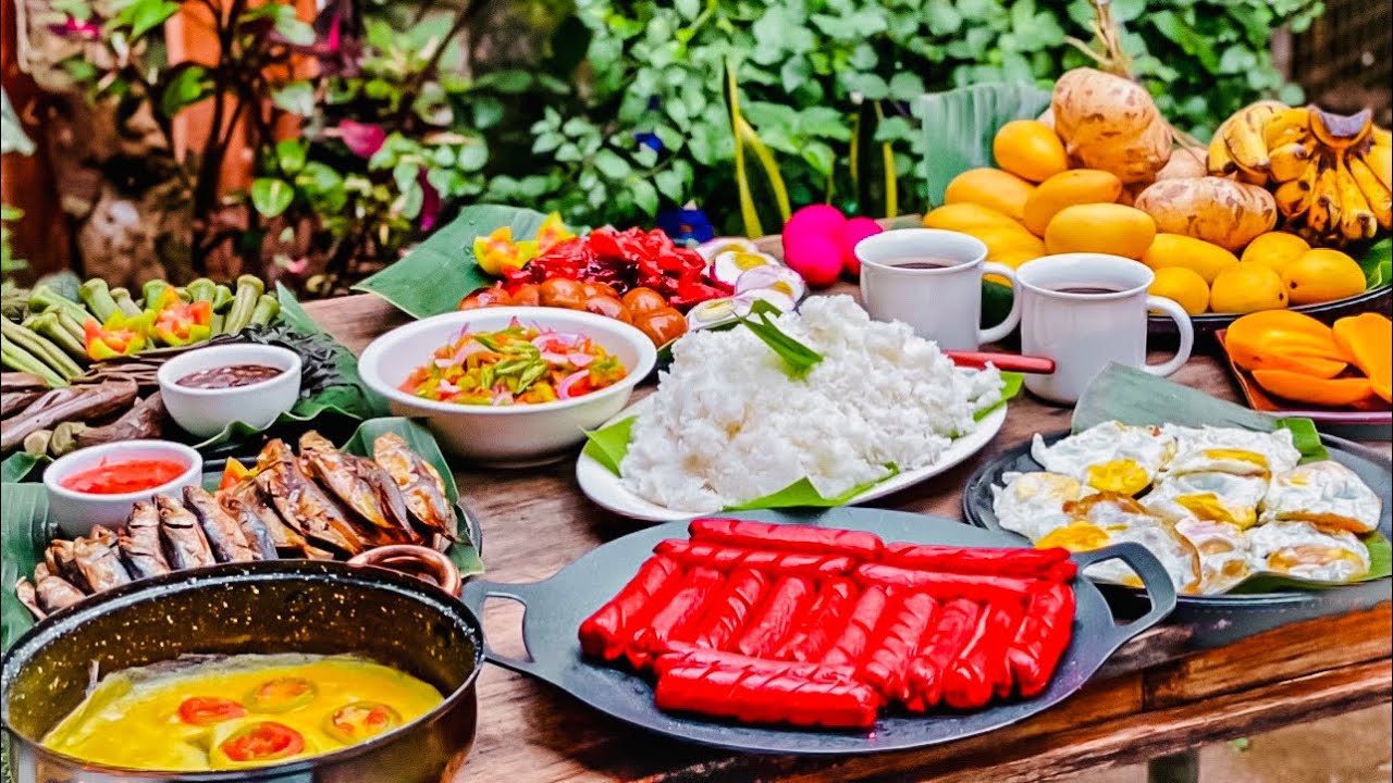 Pagkaing Probinsya | Filipino Breakfast || Outdoor | ASMR | TheFlyingRunningChef #breakfast