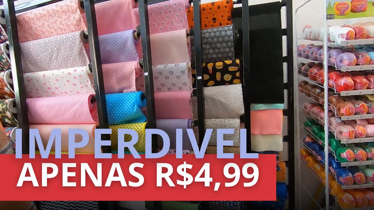 Tecido apenas 4,99! 😱 ENTREGA meio metro e ATACADO veja  TRICOLINE ALFAIATARIA BARRADOS e mais