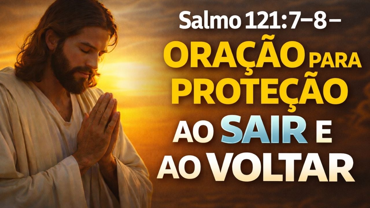 Salmo 1217–8 – Oração Para Proteção ao Sair e ao Voltar