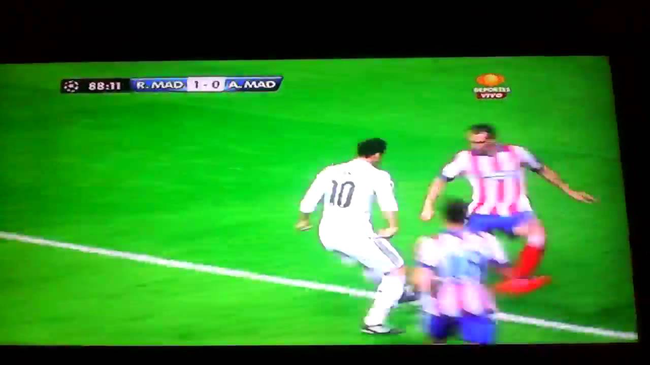 Gol del chícharo vs Atlético de Madrid