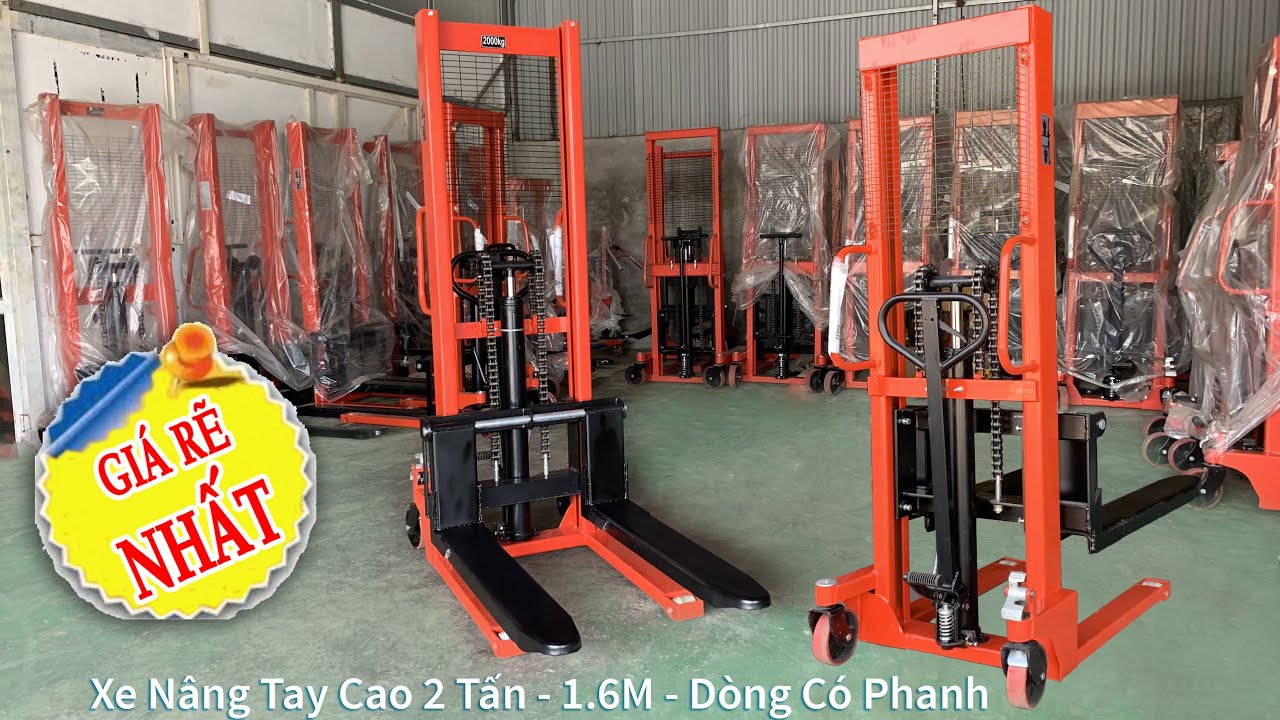 [ Báo Giá ] Xe Nâng Tay Cao 2 Tấn Nâng Cao 1.6M Niuli Các Loại