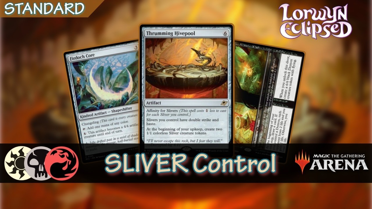 ⚪⚫🔴 Slivers Control | Standard MTG Arena ECL