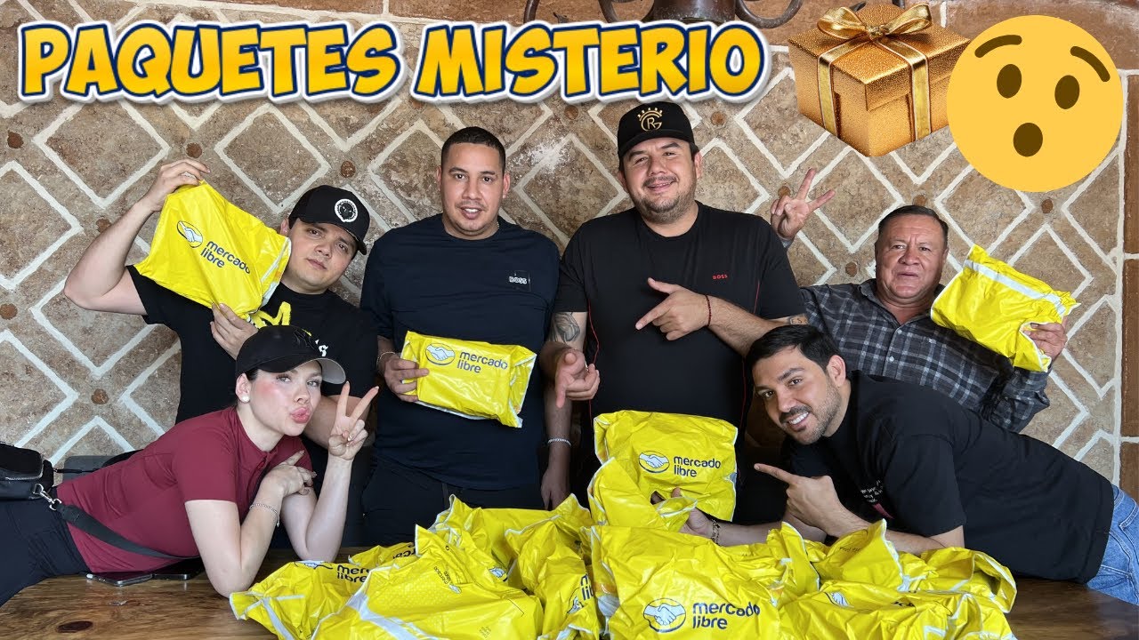 ABRIENDO PAQUETES MISTERIOSOS CON MIS AMIGOS ( EL KC, EL SOLITARIO, ANA GASTELUM, EL CONEJO) |&Ntilde;IKI|