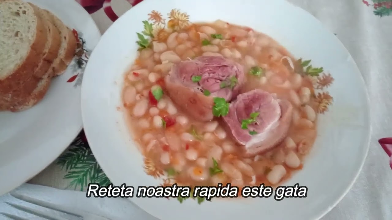 Fasole cu afumătură de porc! #mancare #cooking #bucatarie #romania #fasole #viral