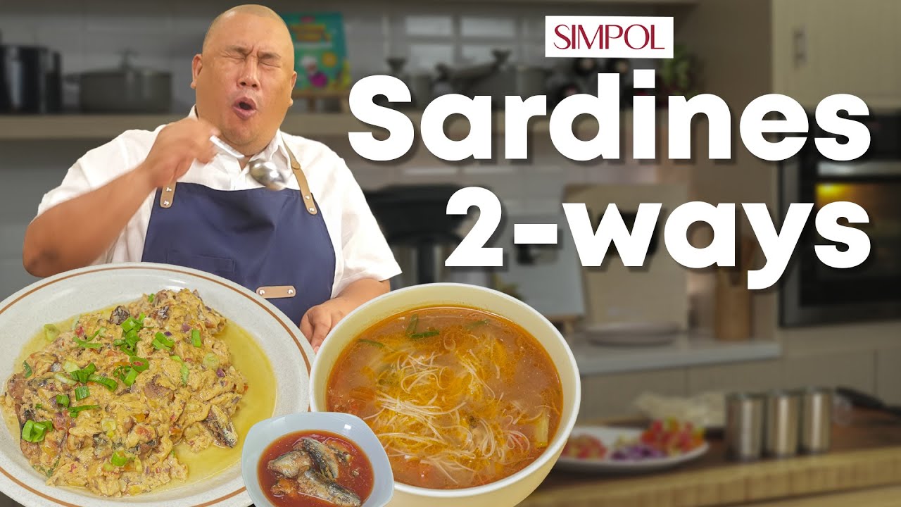 Budget-friendly Sardines 2-ways Recipe | Chef Tatung