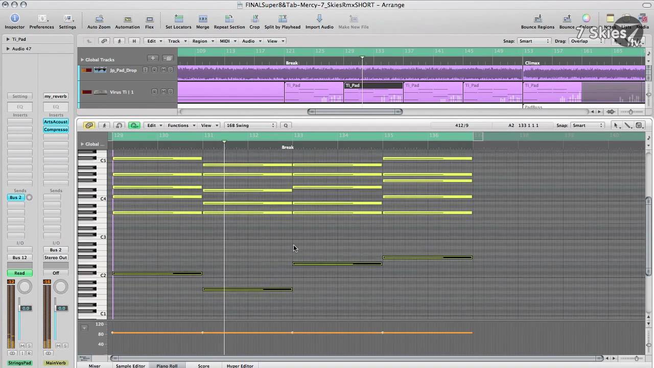 Super8 & Tab : Mercy (7 Skies Rmx) Logic Project