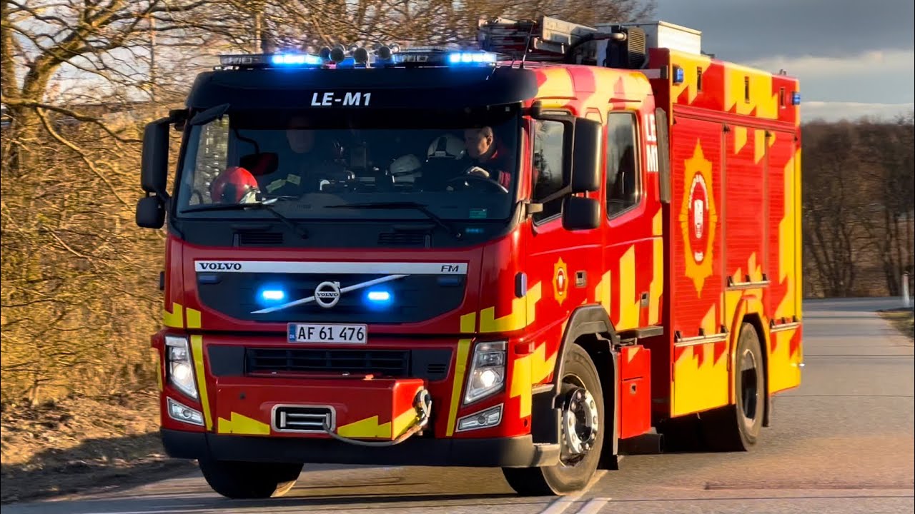 1X Brand og Redning Køge ST.Lellinge (Skraldespand i det fri-Brand) (LEM1)