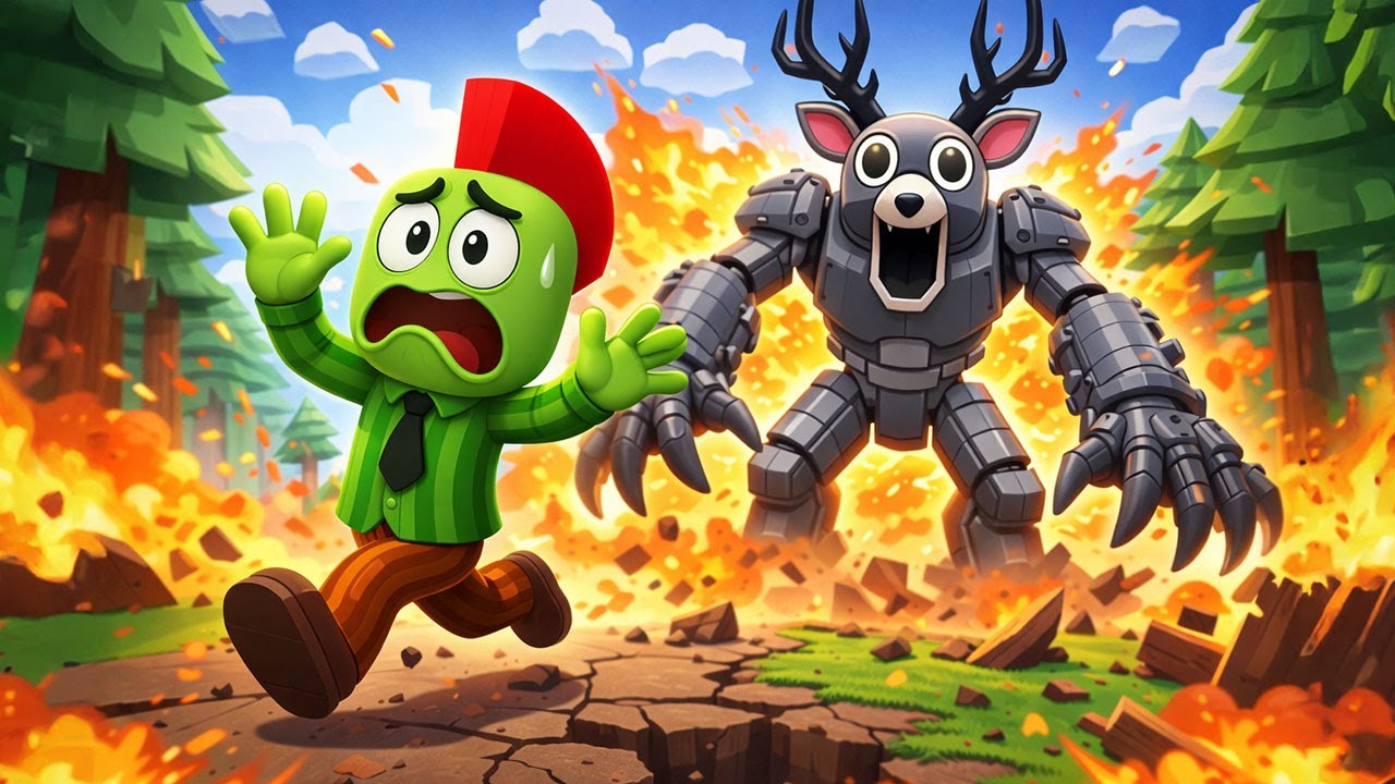 Job Ontdekt Nieuwe Eindbaas In 99 Nachten In Het Bos... In Roblox!