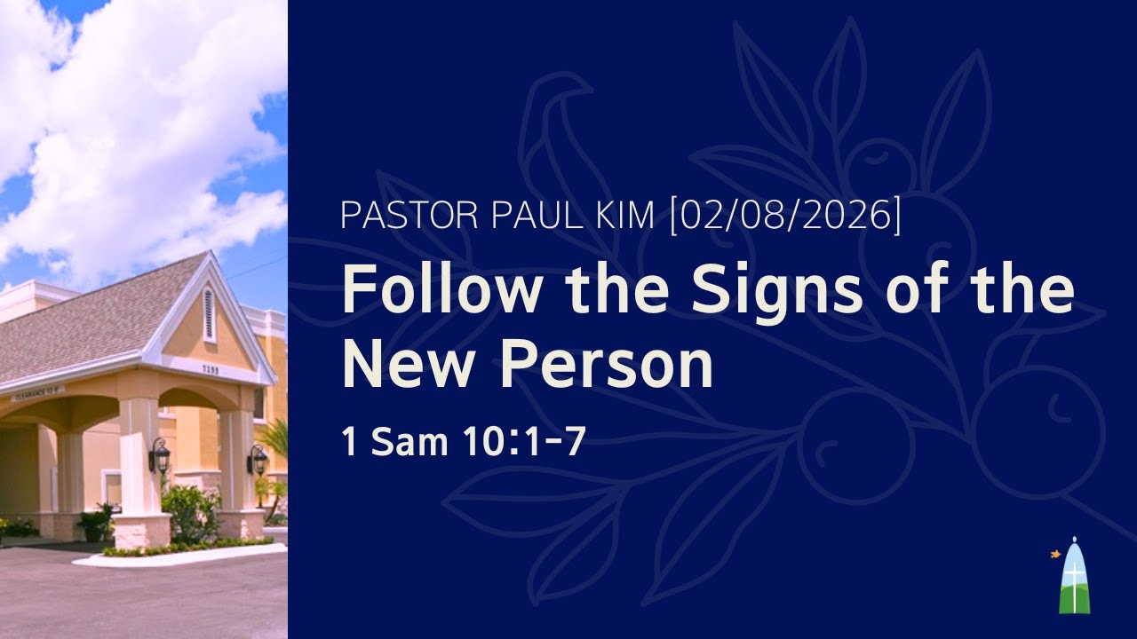 02.08.2025 - Lord's day service - Follow the Signs of the New Person