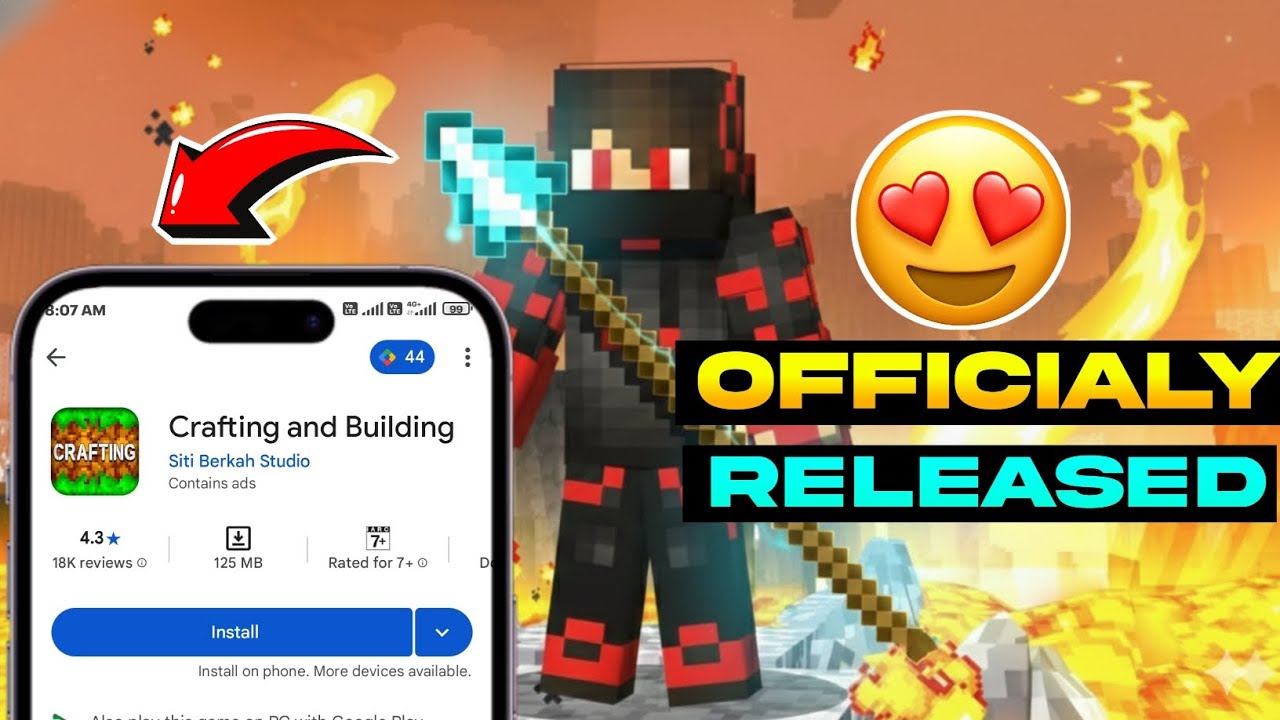 Crafting And Building Officially Released 🙏🏻😭😍On Play Store ?  | Official Version | Craft OMG