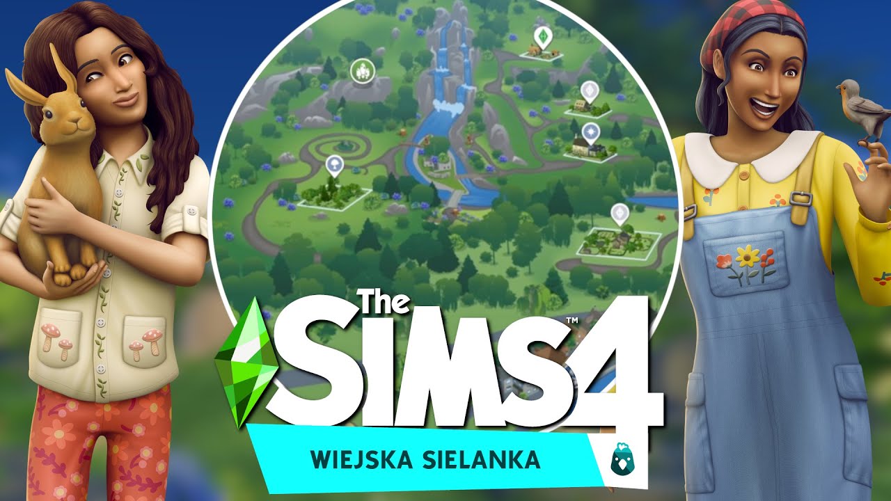 🐥NOWE MIASTO W THE SIMS 4 WIEJSKA SIELANKA jest.... hmm 🐮