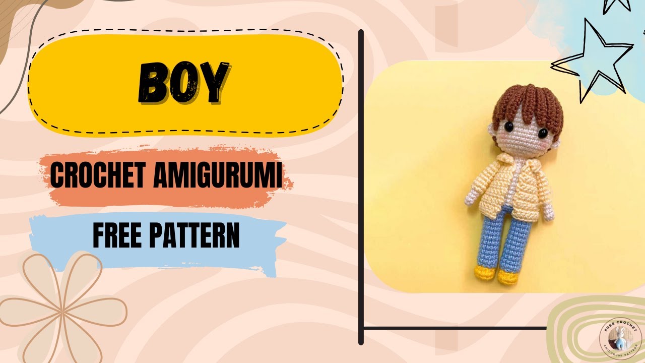 You Won't Believe This EASY Crochet Boy Amigurumi Pattern