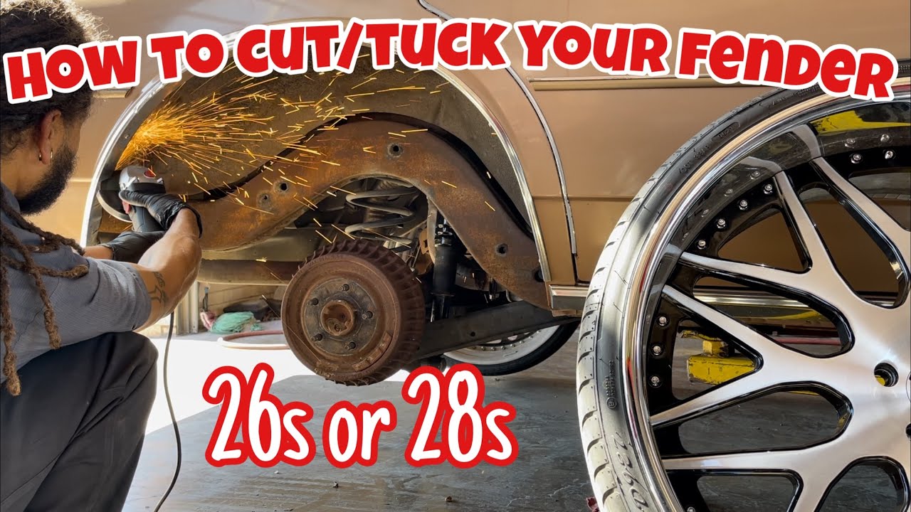 1989 CHEVY CAPRICE HOW TO CUT AND TUCK YOUR FENDER