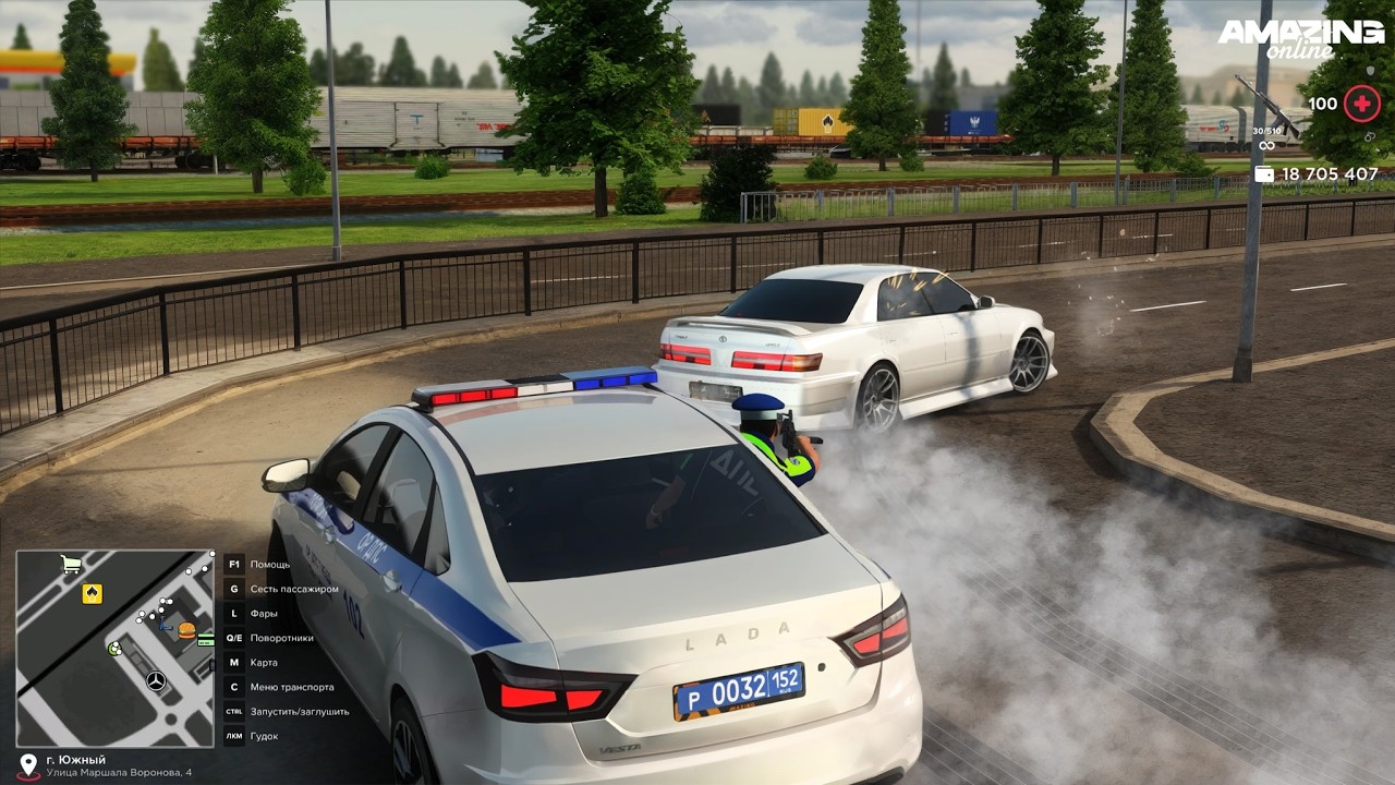 путь госника на стриме - ПОВЫСИЛИ на амазинг рп gta