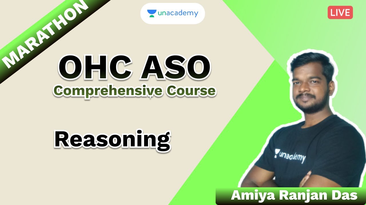 Odisha High Court ASO exam's preparation | Reasoning | Amiya Ranjan Das