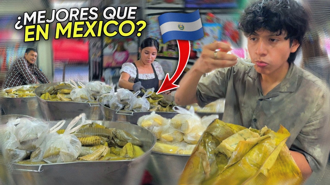PROBE TODOS LOS TAMALES ORIGINALES DE EL SALVADOR ¿MEJORES QUE MEXICO?