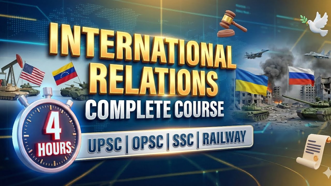 One Shot|| ପୁରା🔥 International relations ଗୋଟେ ହିଁ ଥର ରେ ସରନ୍ତୁ #upsc #video 
