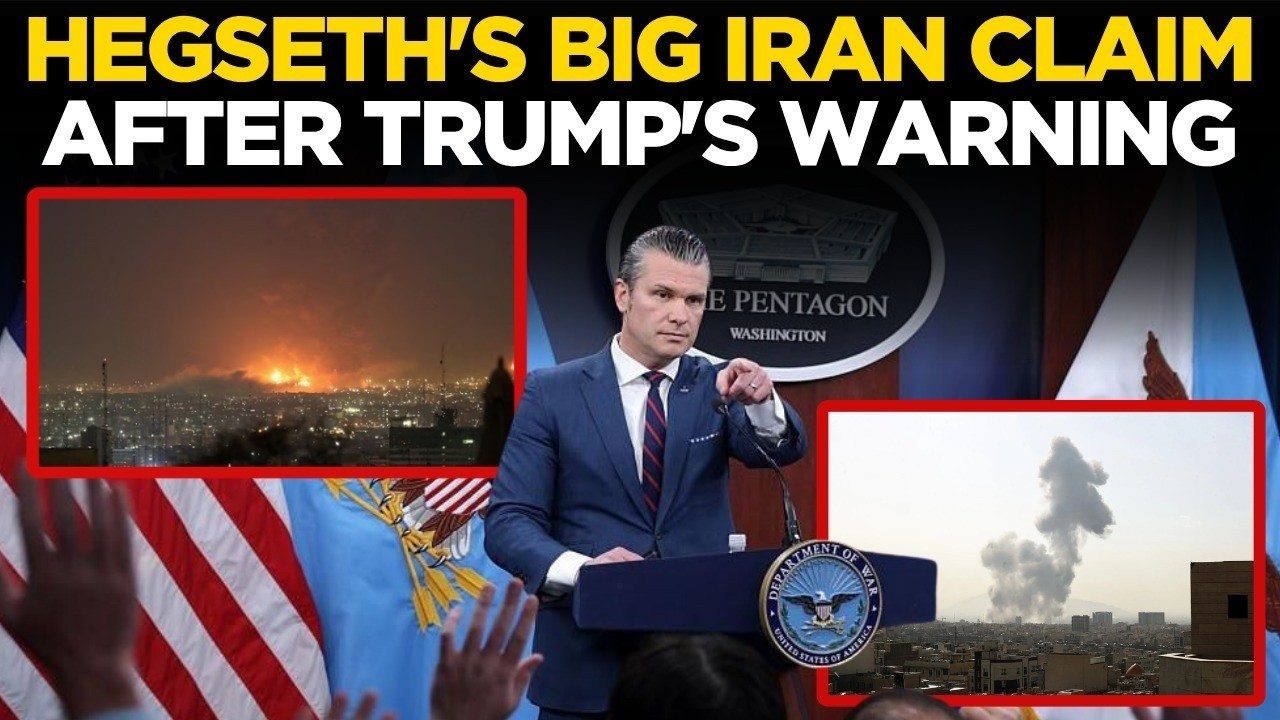 US Iran War Live | Donald Trump's Nuclear Deal Days Away? | Hegseth's Big Iran Claim | White House