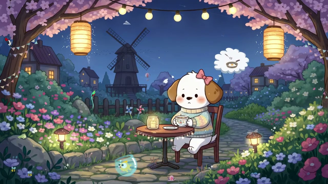 Fluffy Lofi Nights ✨ Aesthetic Lofi Hip Hop Mix 🏡 for Focus & Peaceful Dreams