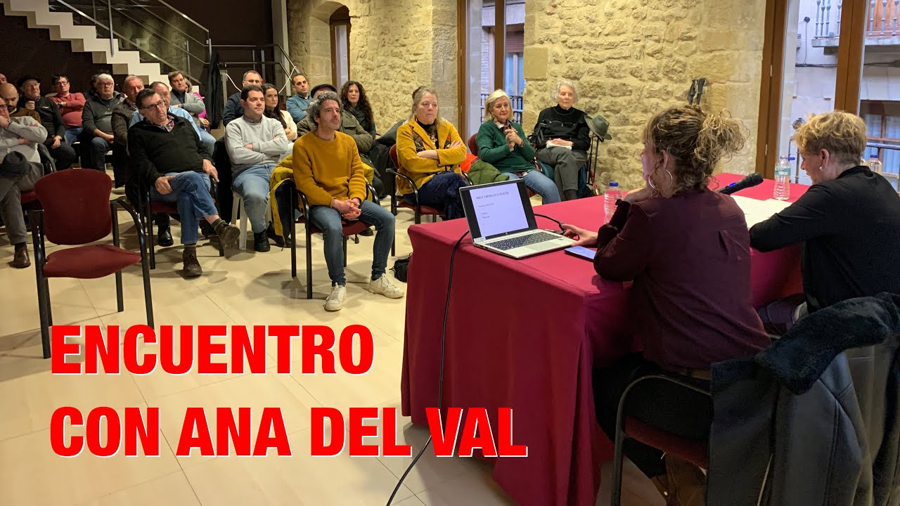 Encuentro con la diputada foral de Cultura y Deporte, Ana del Val