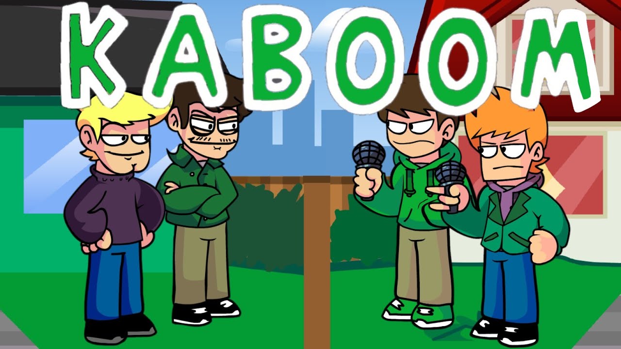 Kaboom _But sing it EDUARDO and MARK VS EDD and MATT cover 《FNF》