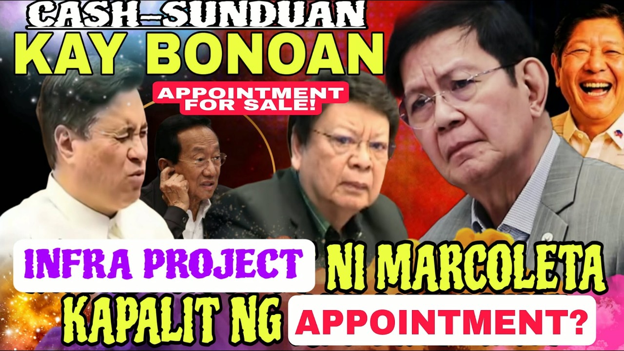 APPOINTMENT FOR SALE! MARCOLETA GINAMIT ANG PAGIGING CHAIRMAN KAPALIT NG INFRA PROJECT?