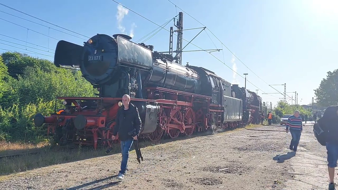 23 071 und 23 076 nach Amsterdam mit Vorbereitung in Bad Bentheim und mit Ausfahrt am 03.06.2023