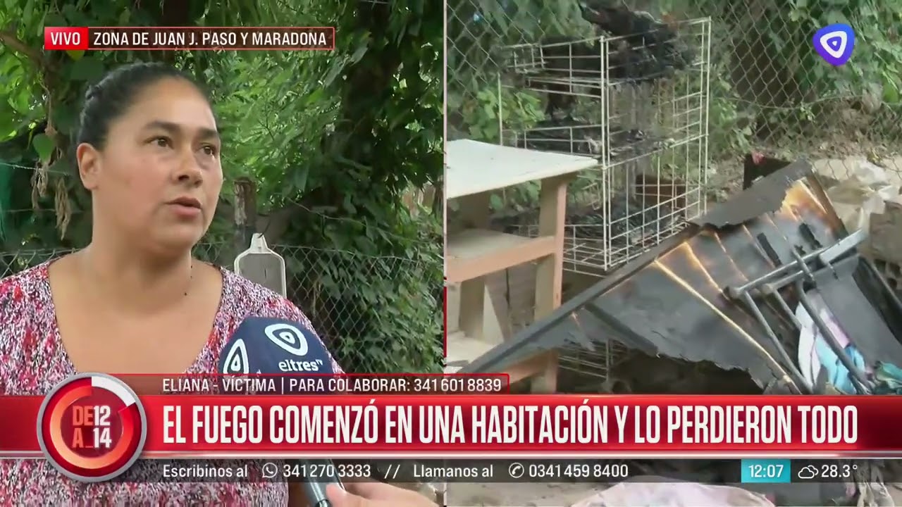 Una familia perdió todo en un incendio