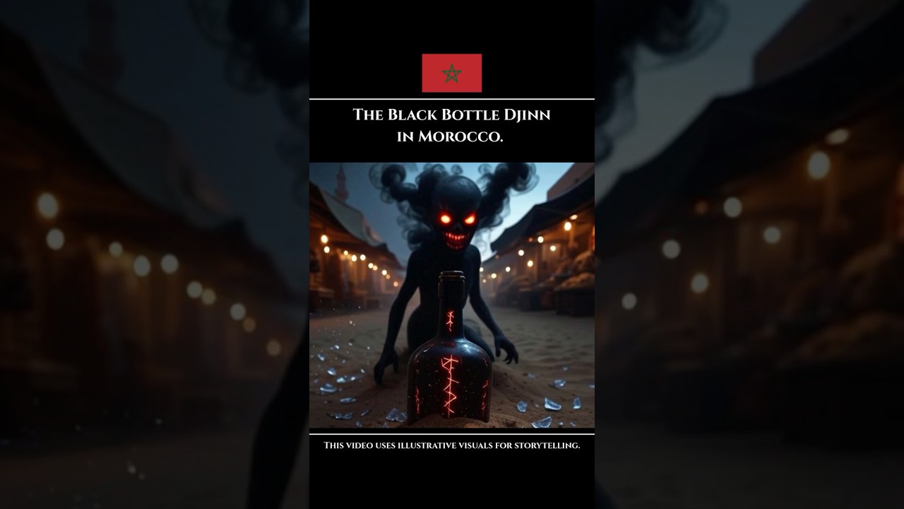 The Black Bottle Djinn in Morocco 🪙#Djinn #Horror #Scary #Morocco #Folklore #CursedRelic