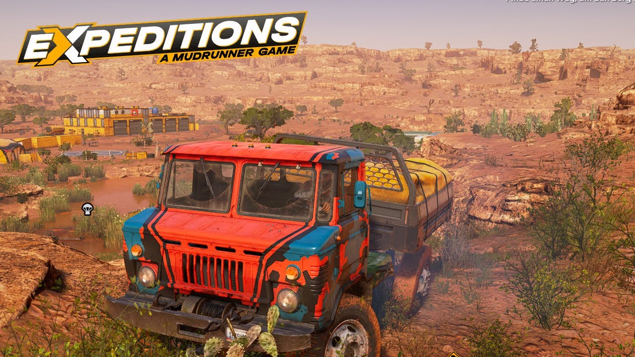 Start der Expedition und Lieferung der Antenne in Little Colorado | Expeditions: A Mudrunner Game