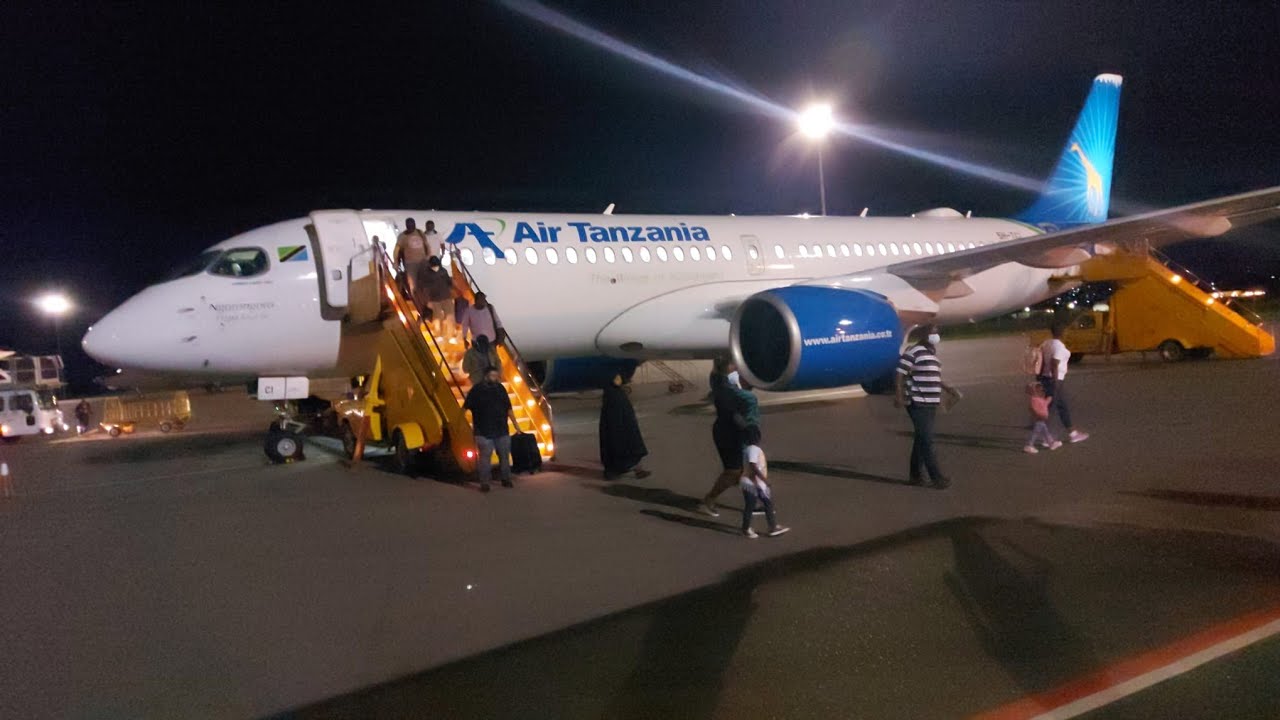 Air Tanzania Airbus A220-300 Flight Dar-Es-Salaam To Mwanza