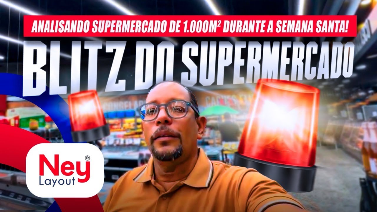 Blitz do Supermercado, analisando supermercado de 1.000m² durante a semana santa!