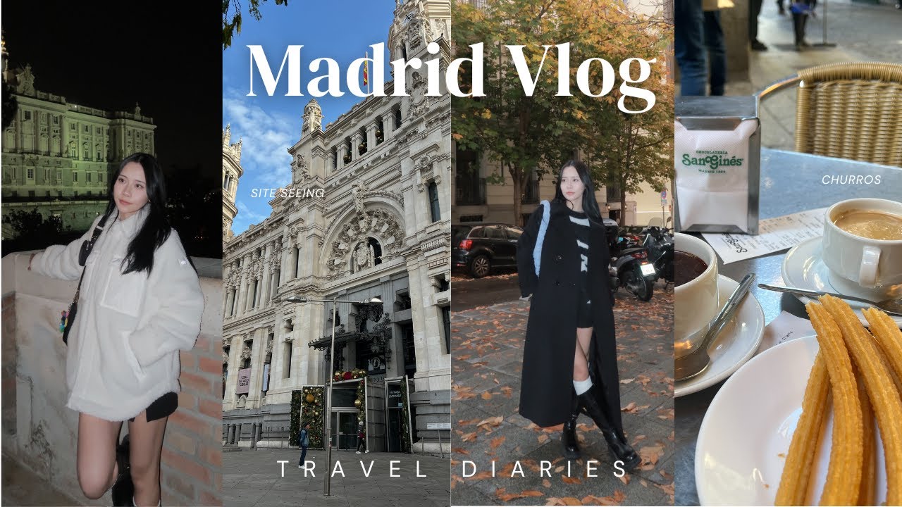 4 Days in Madrid Travel Vlog 🇪🇸 tapas, christmas markets, plaza mayor, & more