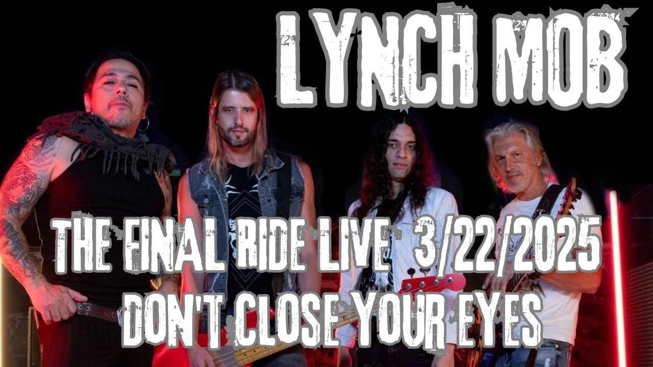 🔥 George Lynch & Lynch Mob – “Don’t Close Your Eyes” LIVE for the Last Time!⚡#georgelynch #lynchmob