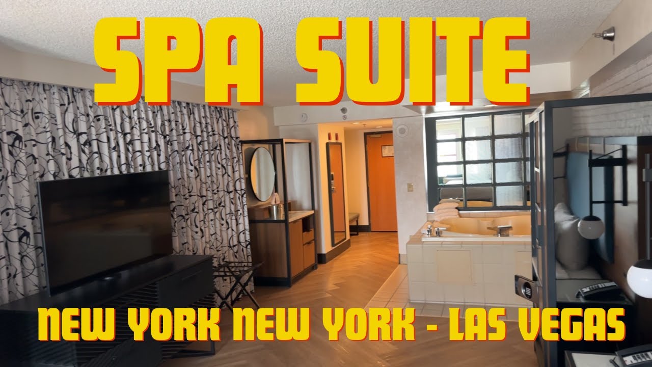 New York New York Las Vegas- Spa Suite Room Tour - #vegas #lasvegas #roomtour