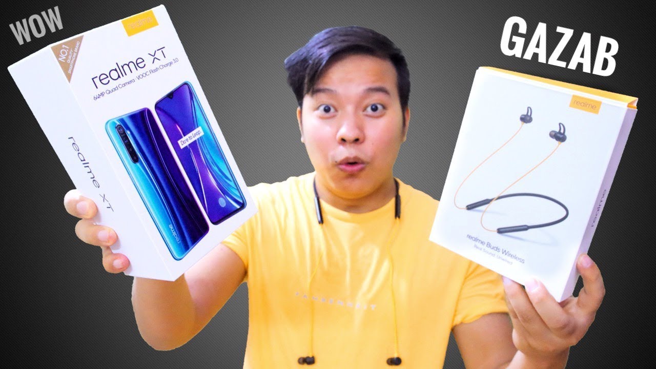 Realme XT 64MP Quad Camera ft. Realme Wireless Buds 😳🤔