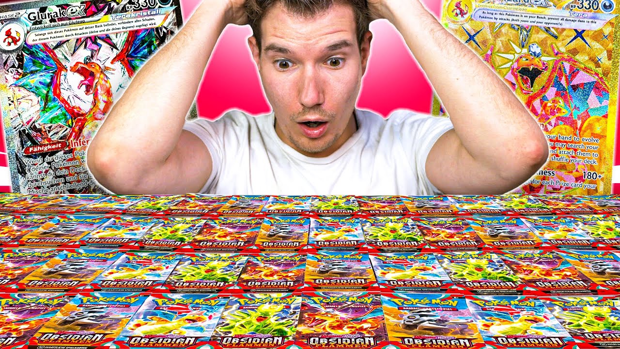 Das RIESEN 100 Booster Opening! 🔥😱 Obsidian Flammen
