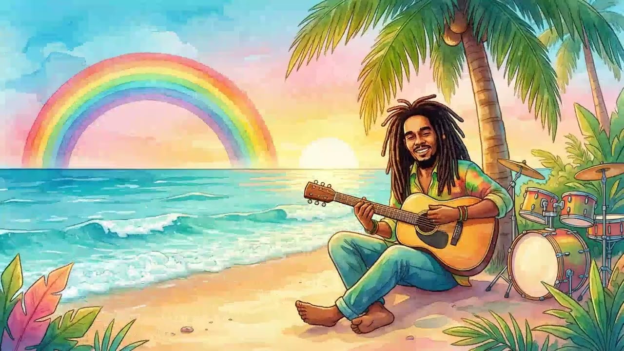 Best Relaxing Beach Reggae Mix 2026 ♫ Tropical Sunset Vibes | Acoustic Reggae for Chill & Peace