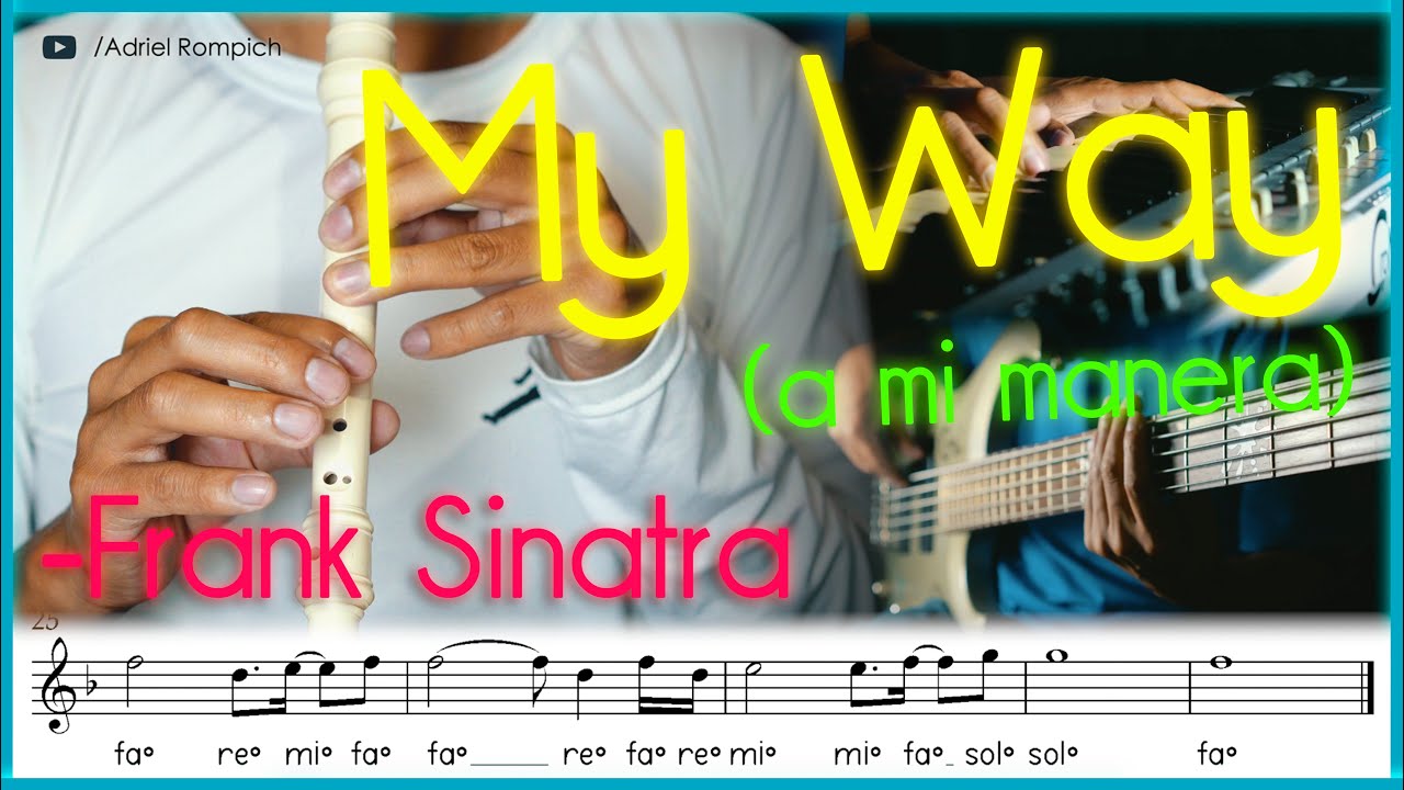 A Mi Manera en Flauta Dulce (My Way) | Tutorial Cover Fácil