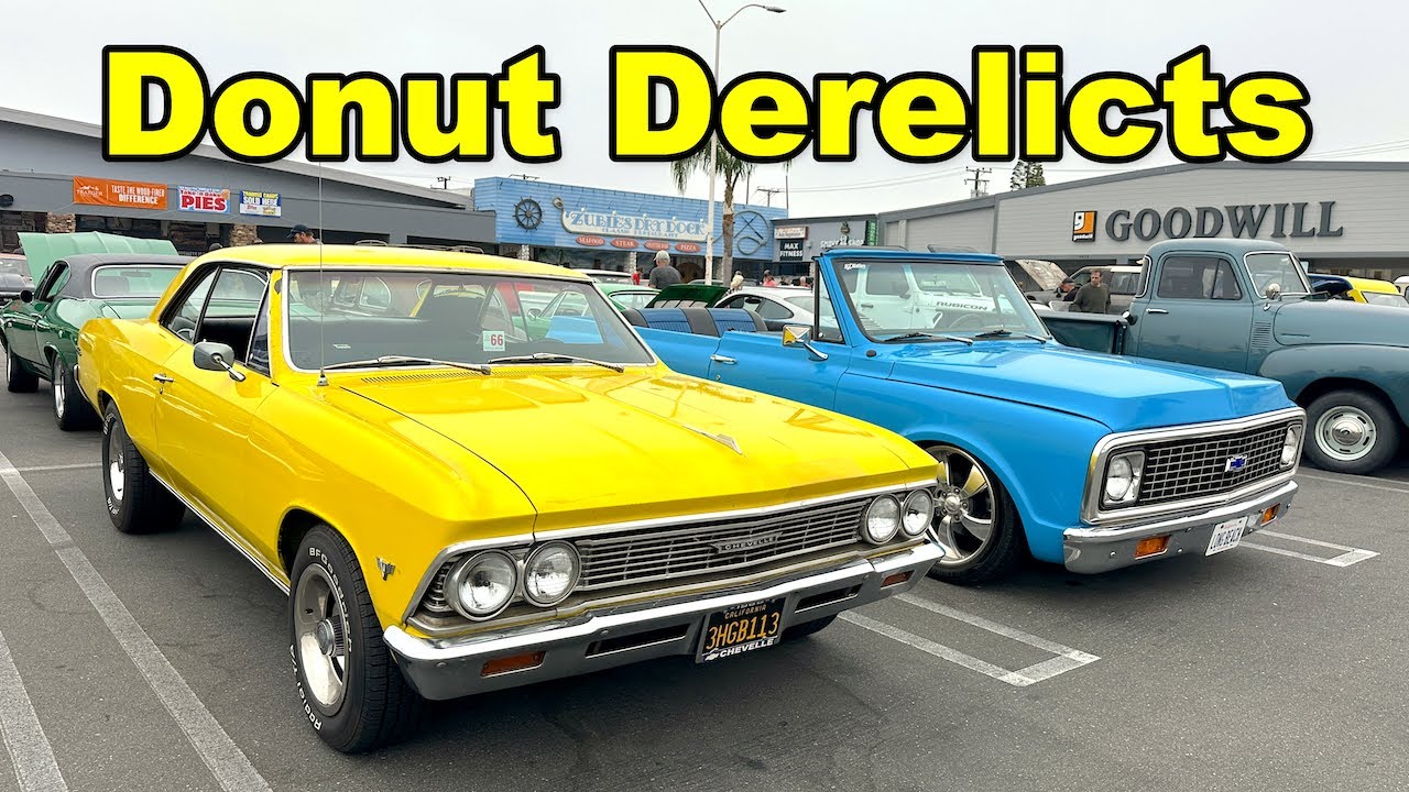 Classic Car Show Donut Derelicts (May/31/2025) Huntington Beach, California