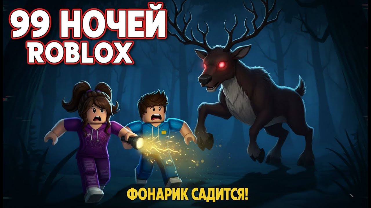 Выживаем в Роблокс 27 ночей | часть 4 | 99 ночей в лесу