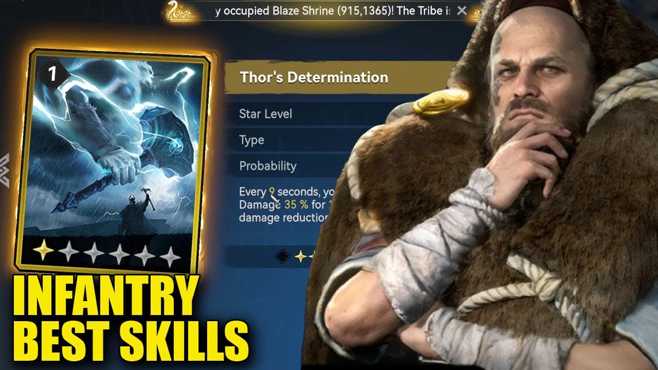 4 Best Skills for Infantry Commanders || Viking Rise Tips and Tricks