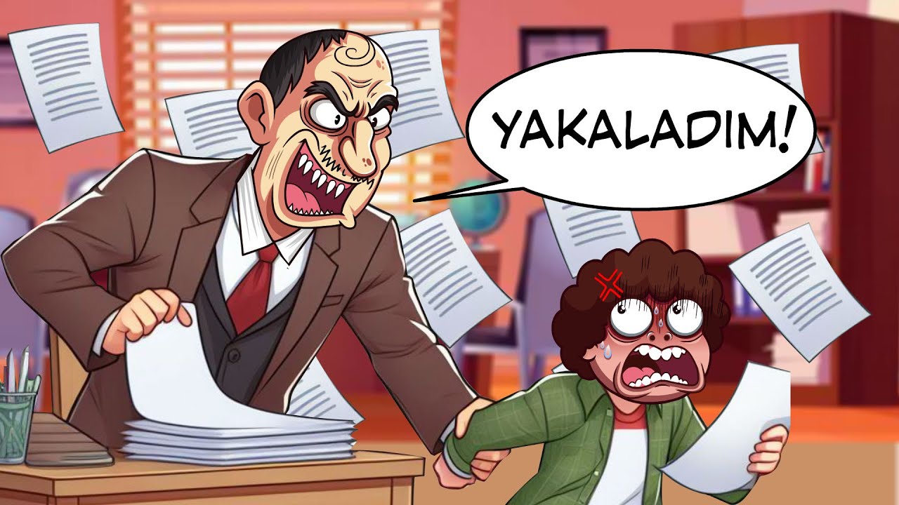 Müdürden İzin Kağıdı Çalmak! (Animasyon)